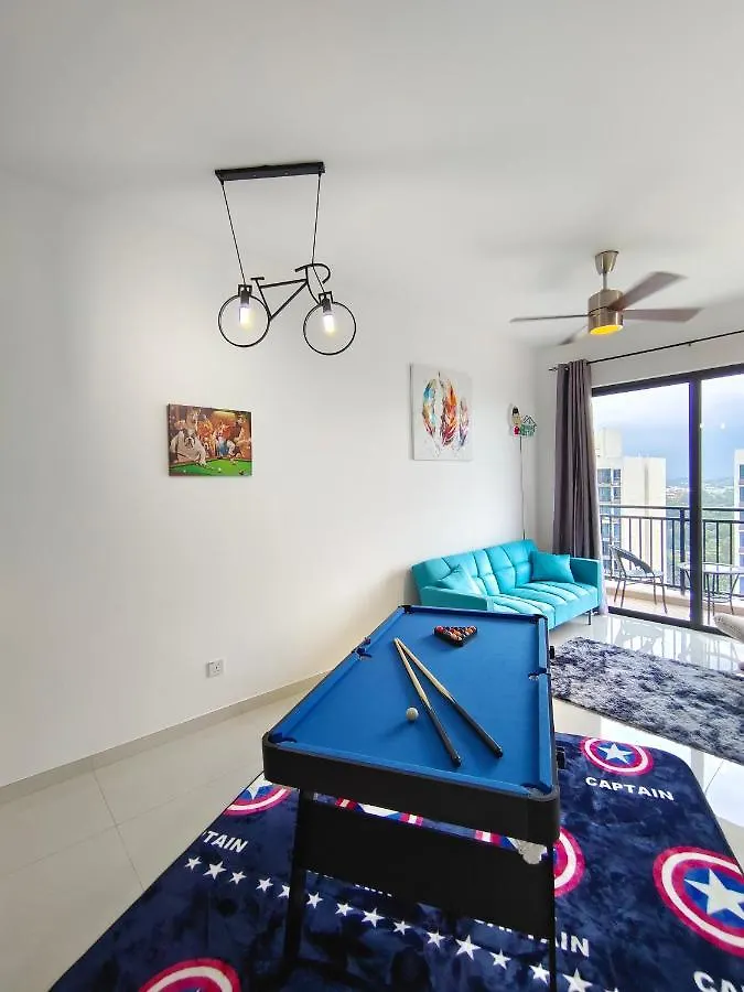 Newly Cozy Recreational Country Garden Central Park Johor Bahru Daire Malezya